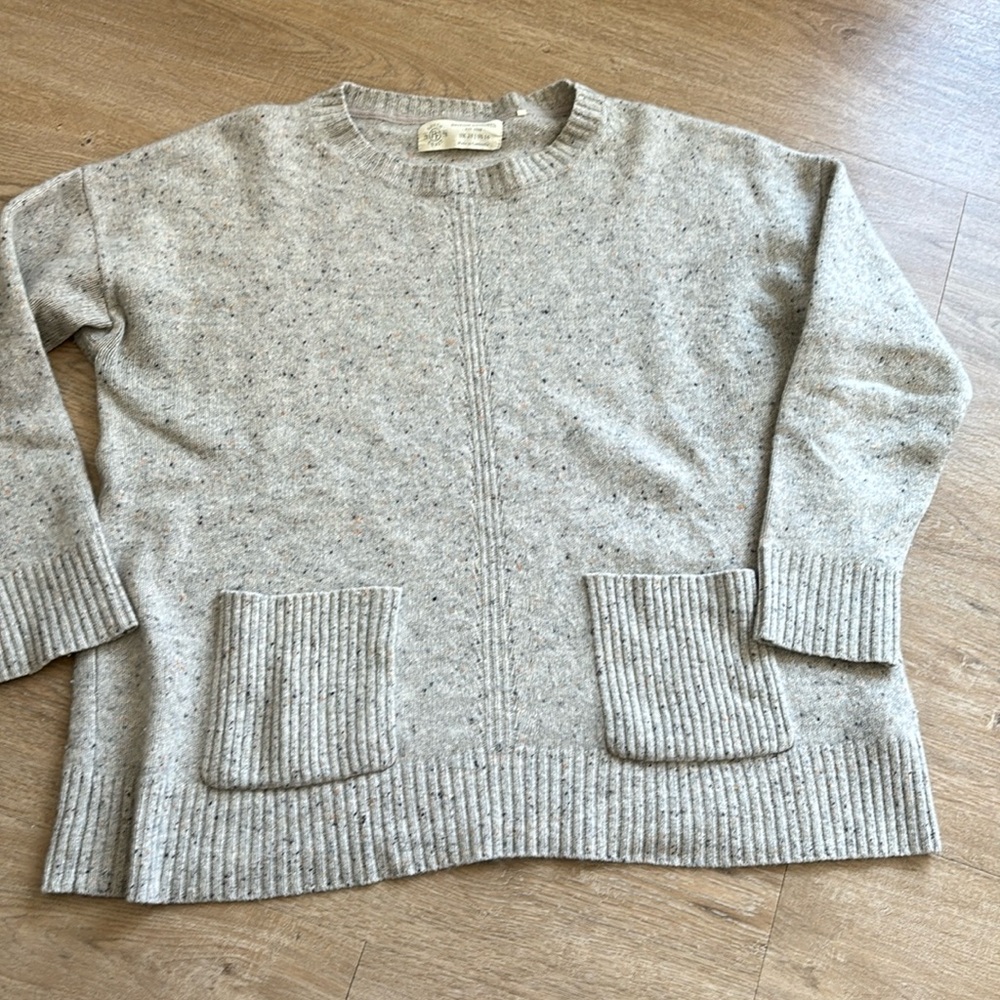 FatFace 100% Cashmere Grey Sweater US16